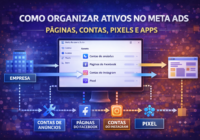 Como Organizar Ativos no Meta Ads: Páginas, Contas, Pixels e Apps