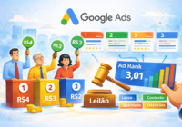 Como funcionam os leilões do Google Ads (e o que realmente define quem aparece primeiro)