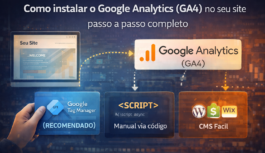 Como instalar o Google Analytics (GA4) no seu site Como instalar o Google Analytics (GA4) no seu site