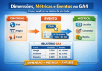 Dimensões, métricas e eventos no GA4: o que são e como usar