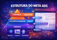 Estrutura do Meta Ads: Campanha, Conjunto de Anúncios e Anúncios (Explicado de Forma Simples)