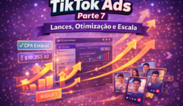 TikTok Ads (Parte 7): Lances, Otimização e Escala de Campanhas